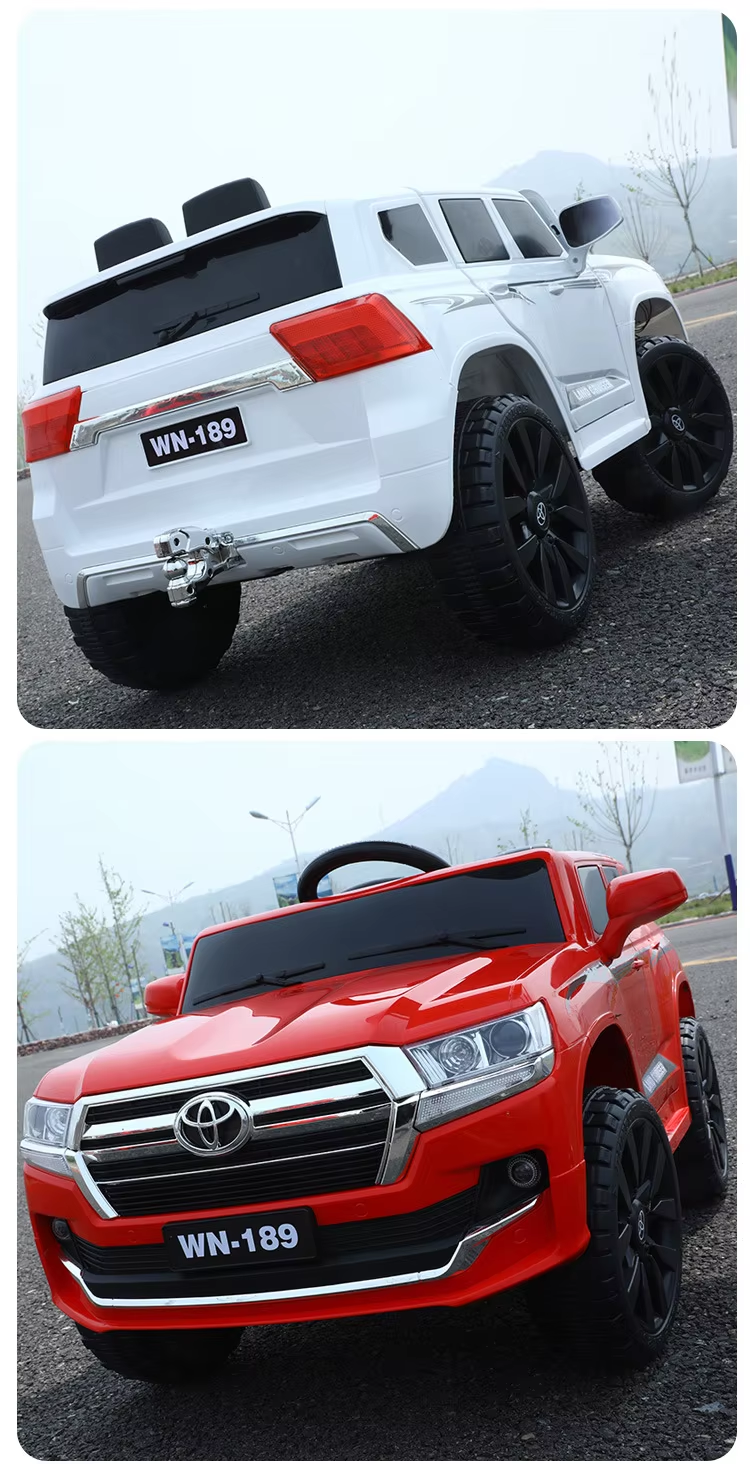 Toyota Land Cruiser Electric Kids Ride On Car With Remote Control Paint Color Wn-189