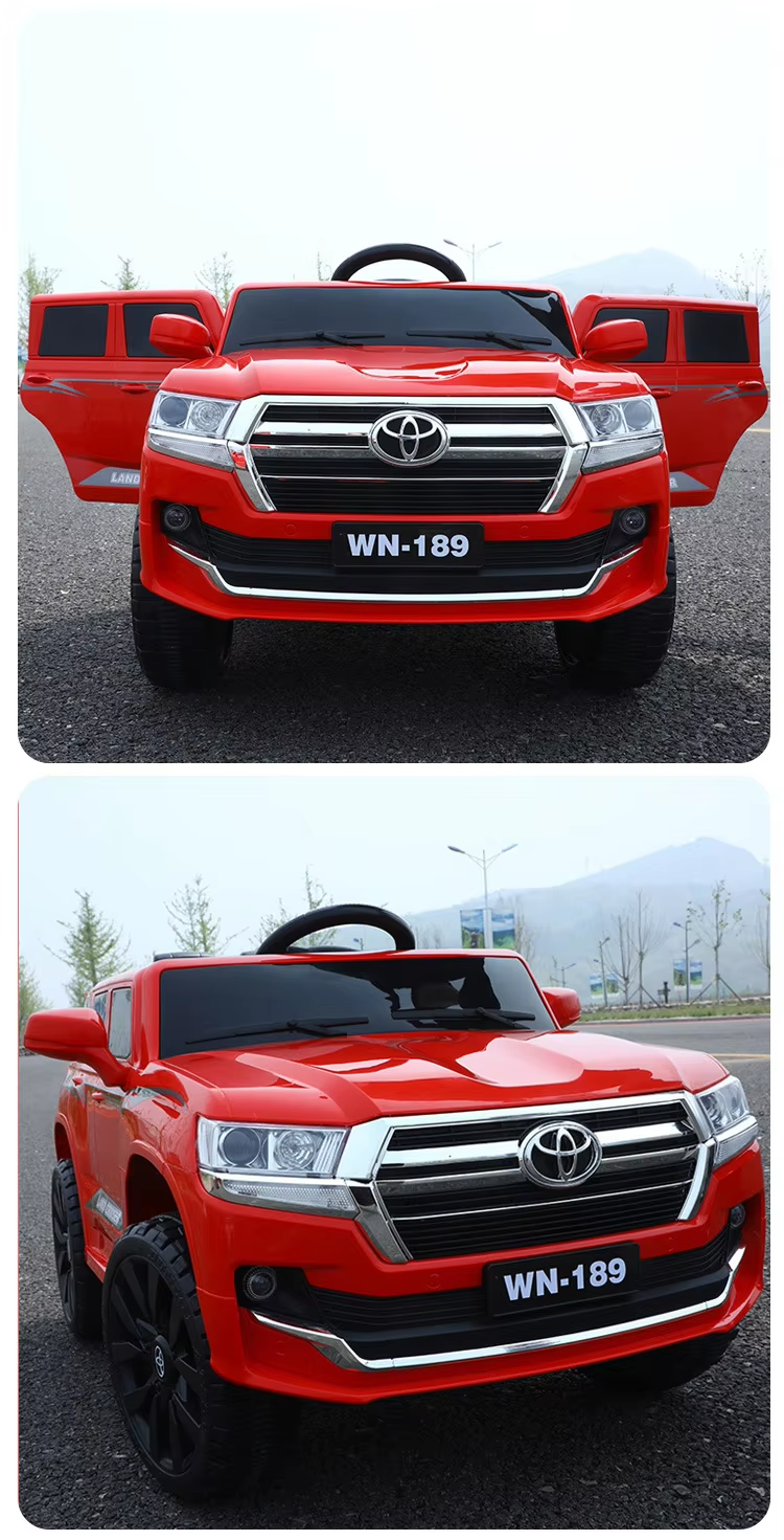Toyota Land Cruiser Electric Kids Ride On Car With Remote Control Paint Color Wn-189