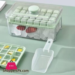 1 Set Ice Cube Mold Convenient Ice Cube Maker Easy To Demold Ice Cube Storage Box With Shovel Kitchen Supplies