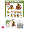 12 In 1 Solar Robot Solar Vehicle Set Orange