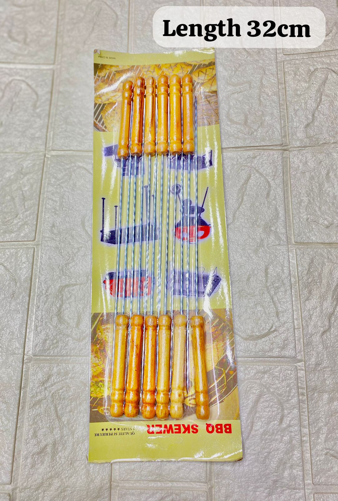 12 Pack Bbq Skewers Indoor Outdoor Use