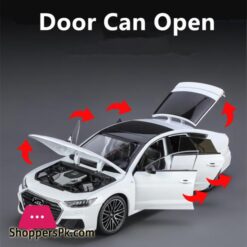 1:24 Audi A7 Coupe Alloy Sports Car Model Diecasts Metal Vehicles Car Model Sound And Light Simulation Collection Kids Toy Gifts