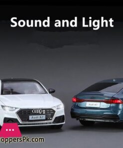 1:24 Audi A7 Coupe Alloy Sports Car Model Diecasts Metal Vehicles Car Model Sound And Light Simulation Collection Kids Toy Gifts - Image 3
