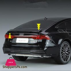 1:24 Audi A7 Coupe Alloy Sports Car Model Diecasts Metal Vehicles Car Model Sound And Light Simulation Collection Kids Toy Gifts