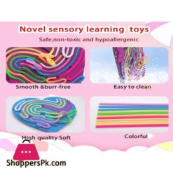 1Set Sensory Activity Board Silicone Fidget Toy For Calming Stress Anxiety Adhd &Amp; Autism