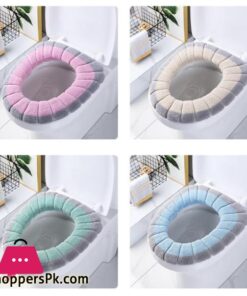 2 Pieces Toilet Seat Cover Household Products Plush Thickened Warm Winter Mens And Womens Bathroom Special