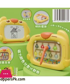 2 in 1 Children's Drawing Board Magnetic Pen Maze Early Education Puzzle Learning Fun Children's Toy Writing Board