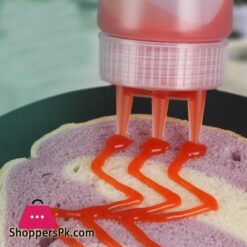 13Pcs 450Ml650Ml Three Hole Squeeze Bottle Twist Cap Food Grade Pe Plastic Ketchup Mustard Sauces Olive Oil Bottles Kitchen Gadgets