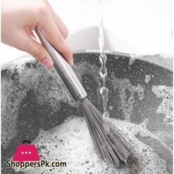 304 Stainless Steel Pot Brus Cleaning Brush Pot Brush Utensil Scrubber Scouring For Brush Dishwashing Descaling Wire Brush