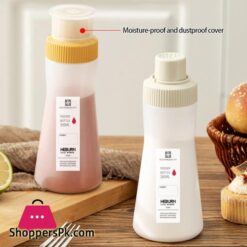 350Ml Kitchen Flour Squeeze Container With Lid Baking Sugar Powder Dinspenser Condiment Barbecue Seasoning Bottle Coffee Powder Storage Bottle