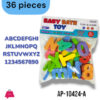36 Pcs Eva Aplhabats + Numbers