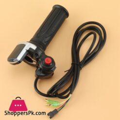 48V Electric Bicycle Scooter Speed Throttle Grip Lcd Display With Switch Ebike Twist Throttle Accelerator Handlebar Grip