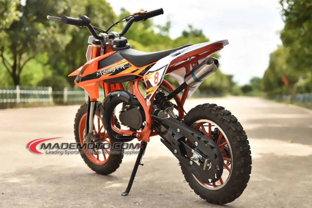 49Cc Self Start Dirt Bike For 7 - 15 Years Kids 49Cc