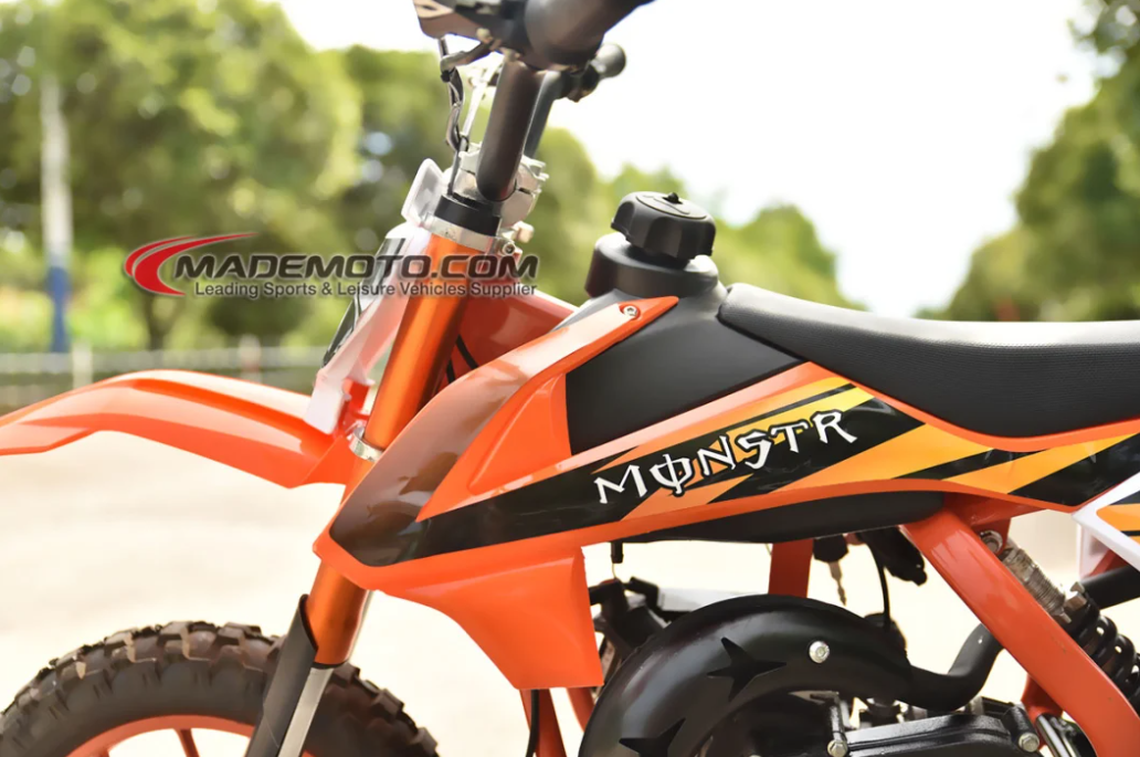 49Cc Self Start Dirt Bike For 7 - 15 Years Kids 49Cc