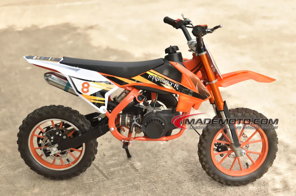 49Cc Self Start Dirt Bike For 7 - 15 Years Kids 49Cc