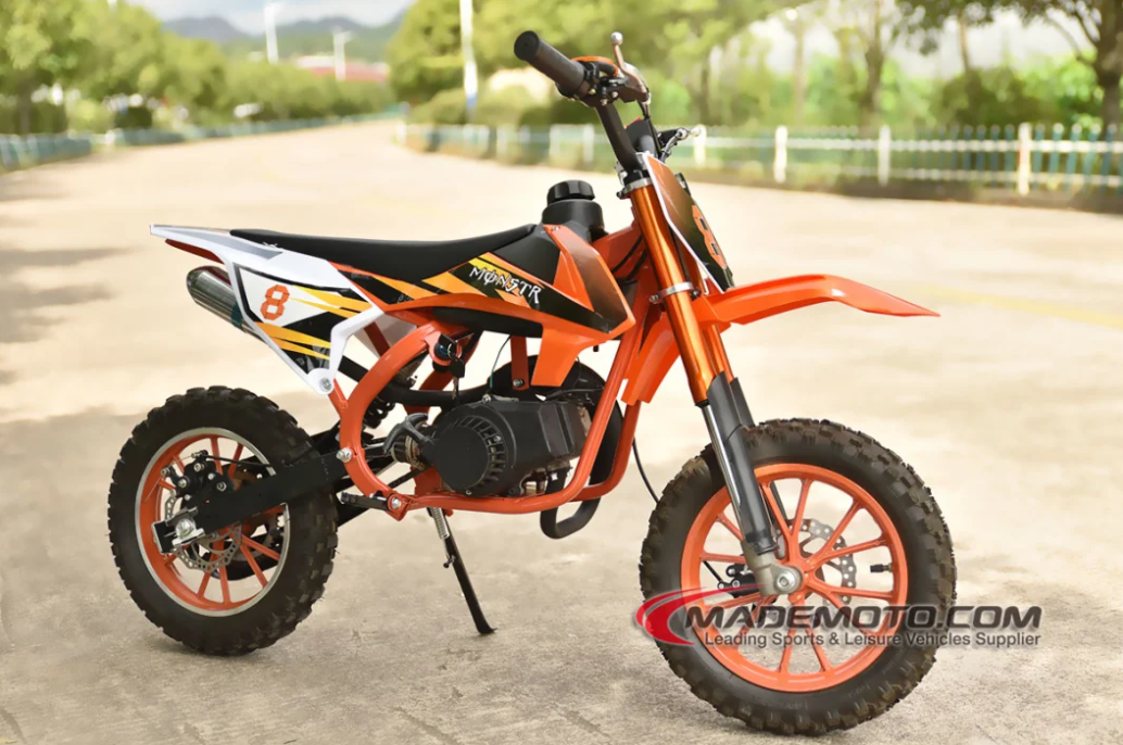 49Cc Self Start Dirt Bike For 7 - 15 Years Kids 49Cc