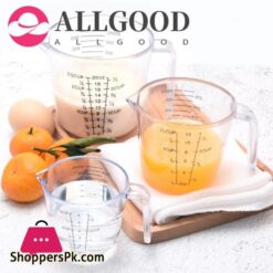 Allgood150300600Ml Handle Water Milk Egg Scale Measuring Cup Mug Measurement Tool Molder Cup