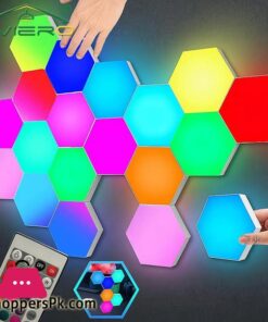6Pcs Home Rgb Led Quantum Hexagon Touch Sensor Wall Led Honeycomb 29 6Pcs Home Rgb Led Quantum Hexagon Touch Sensor Wall Led Honeycomb - Image 3