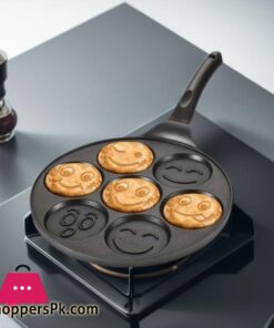 7 Cup Pancake Pan Egg Omelet Crepe Frying Pan Pancake Shapes Pan Mini Pancakes Maker for Kids Breakfast Brunch Parties