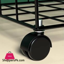 Alwaysme Rolling Wire Laundry Cart