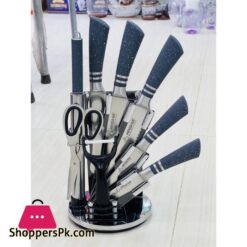 Knife Holder Sets Dessini And Arshia Knife Set With Acrylic Holder 8 And 9 Pcs Set With Stand