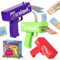 Carton Money Gun Electric Toys For Party Family Game Graduation Ceremony Marry Prop Shot Juego For Kids Birthday Gift Gun Toys