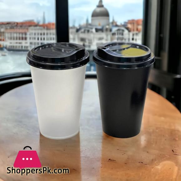 Plain Plastic Coffee Cups 500Ml Pack Of 100 4 Coffee Cups Design Reusable Plastic