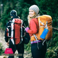 Collapsible Water Bottle Reusable Drinking Water Bottle With Clip For Biking Hiking Travel 6 Colors