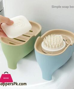 Soap Box Drain Rack Elephant Bathroom Accessory Bathroom Decor Childrens Soap Dish