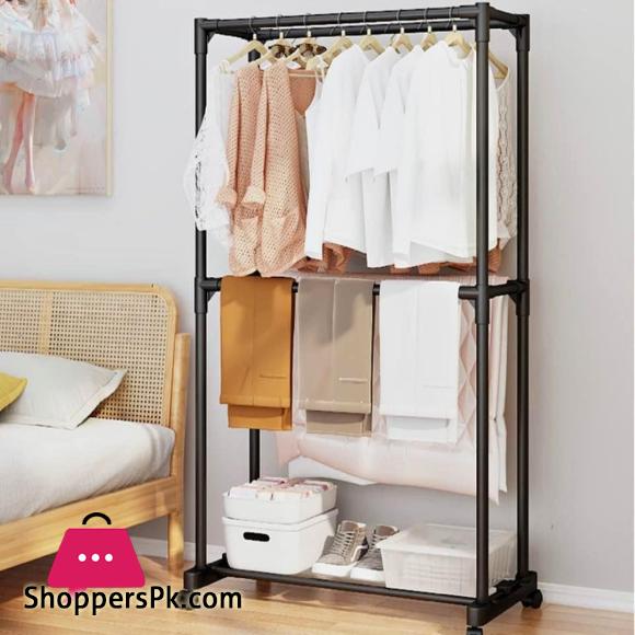 Imported Heavy Duty Iron Cloth Hanger Stand Shoes Rack For Floor Type Clothes Hanging &Amp; Drying Purpose For Laundry &Amp; Bedroom 4 Imported Heavy Duty Iron Cloth Hanger Stand Shoes Rack For Floor Type Clothes Hanging Drying Purpose For Laundry Bedroom