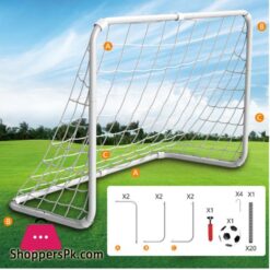 Indoor Outdoor Mini Children Football Soccer Goal Post Set With Ball Pump Football Sport Outdoor Toys