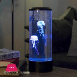 Jellyfish Lamp Aquarium Lampka Led Usb Table Night Light