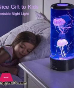 Jellyfish Lamp Aquarium Lampka LED USB Table Night Light