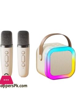 K12 Mini Outdoor Karaoke Bluetooth Speaker Portable Microphone Audio With Double Wheat Microphone Home Karaoke Speaker Multifunctional Aux/Tf Card/U Disk/Type-C 19 K12 Mini Outdoor Karaoke Bluetooth Speaker Portable Microphone Audio With Double Wheat Microphone Home Karaoke Speaker Multifunctional Auxtf Cardu Disktype C