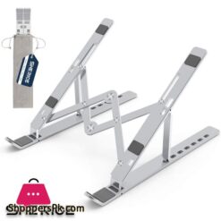 Metal Laptop Stand Portable Aluminum Folding Adjustable Laptop Stand Compatible With All Laptops Up To 156 Inches