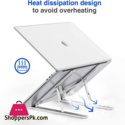 Metal Laptop Stand Portable Aluminum Folding Adjustable Laptop Stand Compatible With All Laptops Up To 156 Inches