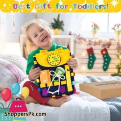 Montessori Busy Board Felt Learning Backpack For Toddlers Busy Baby Board Kids Educational Toys