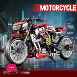 Motorcycle Building Block Toy For Children Assembly Model  Ducati Kawasaki Supercar Cross-Country
