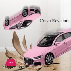 New 1:24 Scale A7 Limousine Metal Diecast Model Car Toys Sound Light 6 Door Can Be Opened Alloy Vehicles Model For Kids Presents