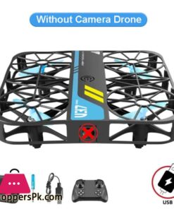 Remote Control RC37 Foldable drone V37 Vicky Mini Drone LED lighting GPS Headless mode Without Camera