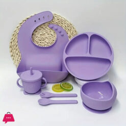 Silicone Baby Feeding Set - 6-Pcs