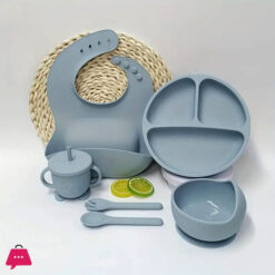 Silicone Baby Feeding Set - 6-Pcs