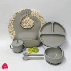 Silicone Baby Feeding Set - 6-Pcs