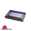 Wooden Design Plastic Tray Set (Set Of 2) Acr-1013