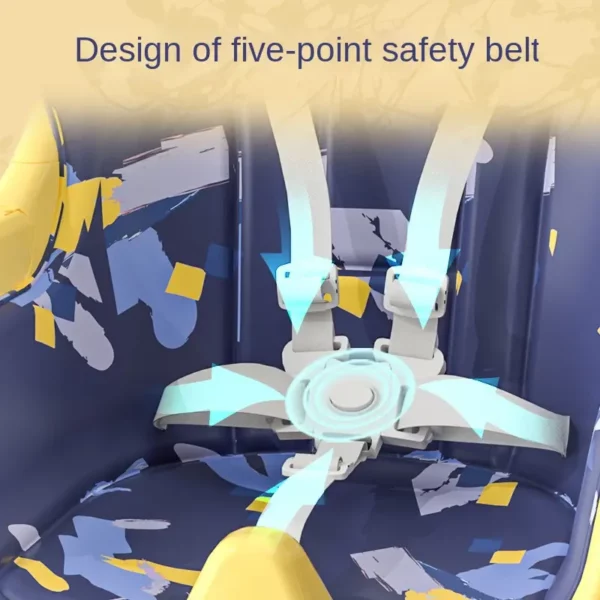 Baby High Chair With Wheels Dining Tools