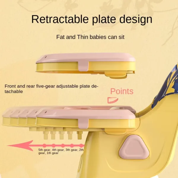 Baby High Chair With Wheels Dining Tools