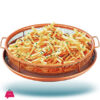 Copper Crisper Tray Round Air Fryer Tray For Oven Deluxe Air Fry In Your Oven 2-Piece Set, Air Fryer Baking Pan Air Fryer Basket For Oven