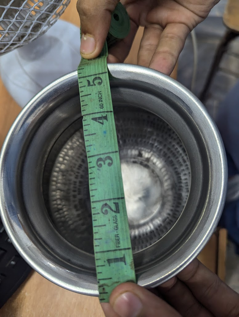 Cute Mini Steel Degh With Stand ( Daig ) 500Grm