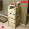 Danny Home Storage Cabinet With 4 Storage Boxes