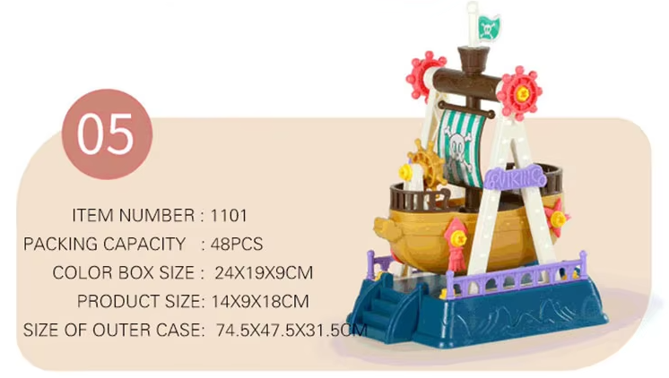 Diy Pirate Ship Forest Family Amusement Park Assembly Pack